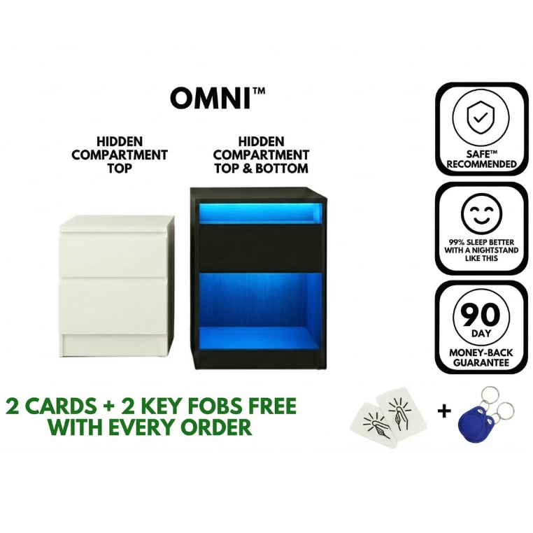 OMNI™ Nightstand with Hidden Compartment